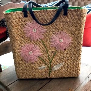Kate spade straw tote